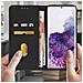Custodia Samsung Galaxy S20 Plus Portadocumenti Funzione Supporto Nero - Foto miniatura 4