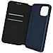 Custodia Folio Iphone 12 Mini Portafoglio Funzione Supporto Video Blu - Foto miniatura 1