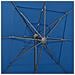 Ombrellone a 4 Livelli con Palo in Alluminio Azzurro 250x250 m - Foto miniatura 2