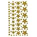 Adesivi Stelle Glitter - Dorato - Foto miniatura 1