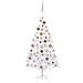Albero Natale Artificiale con LED e Palline Bianco 150 cm PVC - Foto miniatura 1