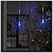Luce Di Natale Fuochi Artificio Blu 50 Cm 140 Led - Foto miniatura 1