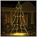 Albero di Natale a Cono 360 LED per Interni Esterni 143x250 cm - Foto miniatura 3