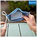Maschera Bocca Hi Degradabile 11 X 6,5 Cm Blu Mt Taglia Unica - Foto miniatura 12
