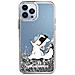 Cover Paillette Per Iphone 13 Pro Max, Choupette Fun Trasparente - Foto miniatura 8