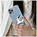 Cover Paillette Per Iphone 13 Pro Max, Choupette Fun Trasparente - Foto miniatura 10