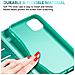 Custodia Compatibile Con Apple Iphone 11 Pro Max In Turchese Con Ornamenti - Coperchio Protettiva Con Chiusura Magnetica, Funzione Stand E Tasca Per Le Carte - Foto miniatura 3