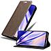 Custodia Compatibile Con Asus Zenfone 5z In Bruno Caffè - Coperchio Protettiva Con Chiusura Magnetica, Funzione Stand E Tasca Per Le Carte - Foto miniatura 1