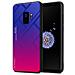 Custodia Compatibile Con Samsung Galaxy S9 In Viola - Rosso - Coperchio Protettivo Bicolore In Vetro Temperato E Silicone Tpu - Foto miniatura 1