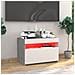 Mobile Porta TV con Luci LED Grigio Sonoma 60x35x40 cm - Foto miniatura 3
