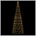 Albero di Natale a Cono Bianco Caldo 1400 LED 160x500 cm - Foto miniatura 2