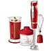 Frullatore ad immersione con Contenitore 0.7 litri Potenza 1000W Colore Rosso - Foto miniatura 2