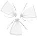 Sacchetti Di Organza 7x9 Cm Conf. Da 50 Pz White - Foto miniatura 2