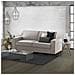 Divano Letto Abigail, Divano A 2 Posti Large, 100% Made In Italy, Sofà Soggiorno Con Apertura Girevole, In Tessuto Imbottito, Con Braccioli Standard, Cm 200x95h90, Tortora - Foto miniatura 1