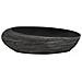 Lavabo Da Appoggio Grigio E Nero Ovale 59x40x14 Cm Ceramica - Foto miniatura 3