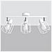 Sollux Lighting Lampada Da Soffitto Beluci 3 Bianco Sl.1113 - Moderno Lampade Da Soffitto Bianco 19x48x17 Cm - Foto miniatura 2