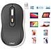 Mouse Senza Fili Bluetooth O Wi-fi 2,4 Ghz Precisione E Comfort, Nero - Foto miniatura 5