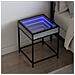 Comodino Con Led Infinity Grigio Sonoma 40x40x51 Cm - Foto miniatura 1
