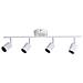 Applique 4 Faretti Soffitto Sospensione Plaffoniera Orientabili Gu10 Led Bianco* - Foto miniatura 1