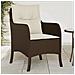 Sedie Da Giardino Con Cuscini 2 Pz Marroni In Polyrattan - Foto miniatura 1