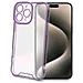 Apple Iphone 16 Pro Max Cover Glow In Tpu Trasparente /viola - Foto miniatura 1
