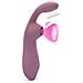 Vibratore Discreto 10 Modalità Di Vibrazione E 7 Modalità Di Aspirazione Rosa - Foto miniatura 3