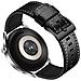 Cinturino Per Orologio In Vera Pelle Per Samsung Galaxy Watch 4 Black 24 Mm - Foto miniatura 1