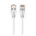 UACC-Cable-Patch-EL-2M-W cavo di rete Translucent, Bianco Cat6 - Foto miniatura 1