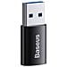Adattatore Da Usb-c A Usb 3.1 Modello Ingenuity 10 Gb/s Carica E Sincronizzazione, Nero - Foto miniatura 2