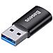Adattatore Da Usb-c A Usb 3.1 Modello Ingenuity 10 Gb/s Carica E Sincronizzazione, Nero - Foto miniatura 3