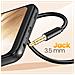 Cuffie Cablate Jack 3,5 Mm Con Microfono Integrato, Nero - Foto miniatura 2
