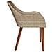 Sedie da giardino con cuscini 2 pcs Beige in Polyrattan - Foto miniatura 6