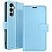 Custodia A Portafoglio Per Galaxy A05s Con Funzione Di Supporto E Linguetta Magnetica, Azzurro - Foto miniatura 1