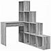 Scrivania ad angolo Grigio sonoma 101,5 x 149,5 x 149,5 cm - Foto miniatura 1