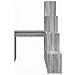 Scrivania ad angolo Grigio sonoma 101,5 x 149,5 x 149,5 cm - Foto miniatura 4