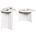Tavolino da salotto 2 pcs Bianco 49 x 49 x 28 cm - Foto miniatura 3