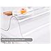 Tovaglia Antimacchia Plastificata Pvc Trasparente Proteggi Tavolo Crystal 100x300 Trasparente - Foto miniatura 3