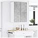 Armadio pensile Riga Grigio Cemento e Bianco 30 x 31 x 80 cm - Foto miniatura 4