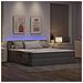 Letto con contenitore e LED Talpa 160 x 200 cm Poliestere - Foto miniatura 5