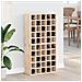 Portabottiglie 2 pcs Naturale 56 x 25 x 56 cm Pino massello - Foto miniatura 2