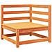 Set Divani da Giardino 6 pz Marrone Cera Legno Massello Pino - Foto miniatura 4
