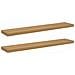 Scaffale da parete 2 pcs Marrone 120 x 23,5 x 4 cm - Foto miniatura 1