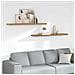 Scaffale da parete 2 pcs Marrone 120 x 23,5 x 4 cm - Foto miniatura 2
