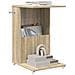 Tavolo laterale Rovere Sonoma 40 x 35 x 60 cm Legno multistrato - Foto miniatura 3