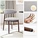 Sedie Da Pranzo, Set Da 2 Pezzi, Sedie Robuste Ed Eleganti In Stile Nordico Minimalista, Ideali Per Sala Da Pranzo E Cucina, Colore Grigio - Foto miniatura 3