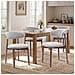 Sedie Da Pranzo, Set Da 2 Pezzi, Sedie Robuste Ed Eleganti In Stile Nordico Minimalista, Ideali Per Sala Da Pranzo E Cucina, Colore Grigio - Foto miniatura 7
