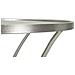 Tavolino Trixy Ø 56 Cm In Ferro E Vetro Argento - Foto miniatura 7