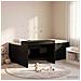 Letto alto per bambini con scrivania Nero 98.5 x 200 cm - Foto miniatura 2