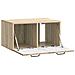 Mobile Porta TV da Muro Rovere Sonoma 59,5 x 41 x 30 cm - Foto miniatura 3