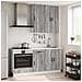 Unità Cucina KALMAR 5 pcs Sonoma grigio Legno ingegnerizzato - Foto miniatura 2